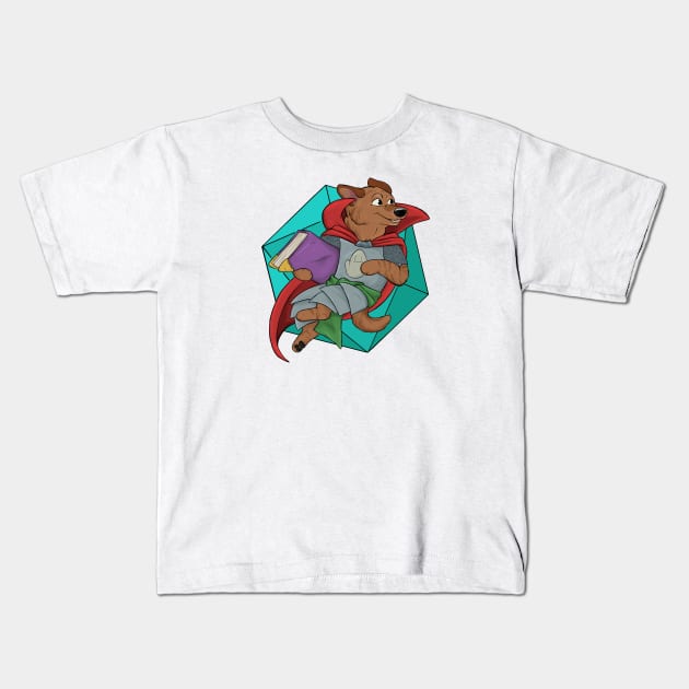 DnDoggos Epic Pose Zoey Kids T-Shirt by DnDoggos